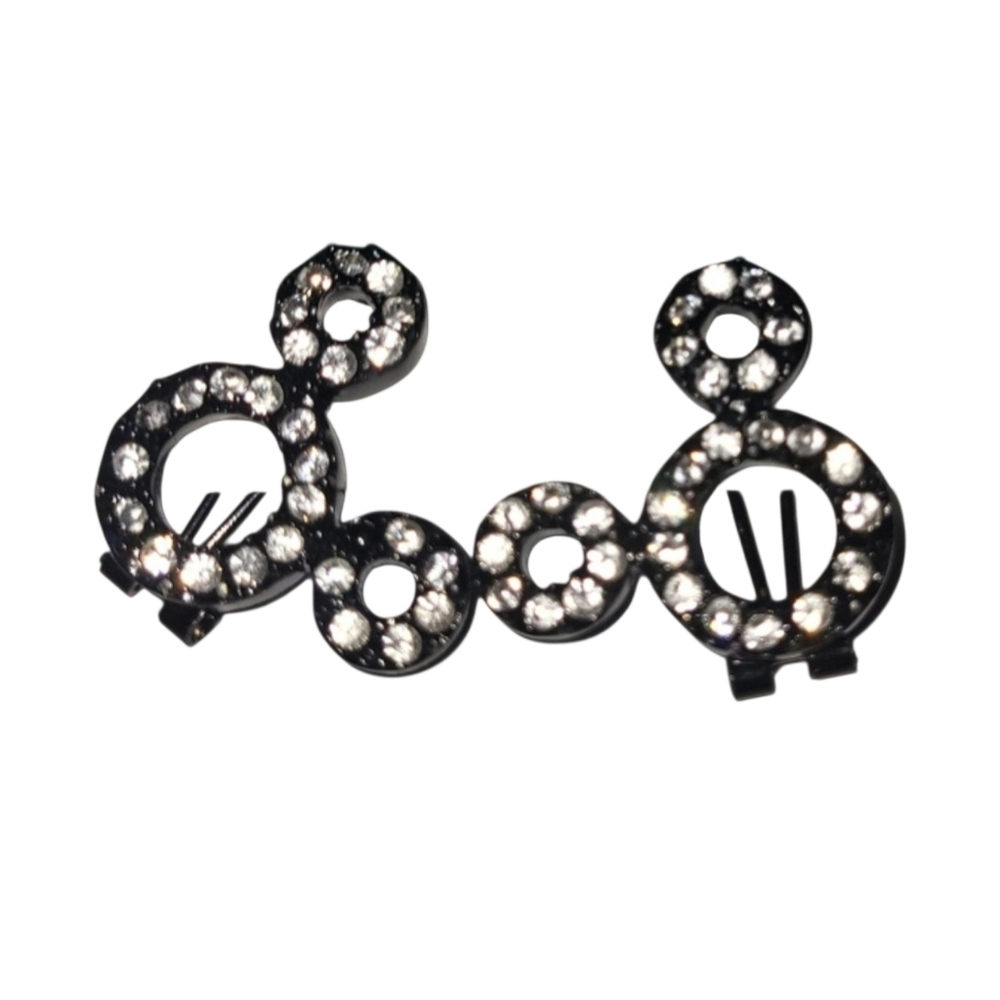 Baublebar Black and Silver Mickey Earrings